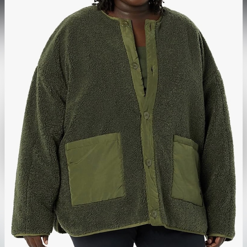 DAILY RITUAL Quilted Reversible Jacket - 4X - Picture 5 of 6